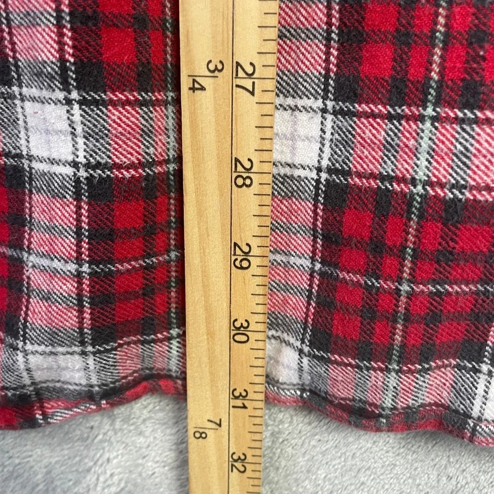 Banana‎ Republic Shirt Mens XL Red Plaid Button Up Long Sleeve Flannel Vintage